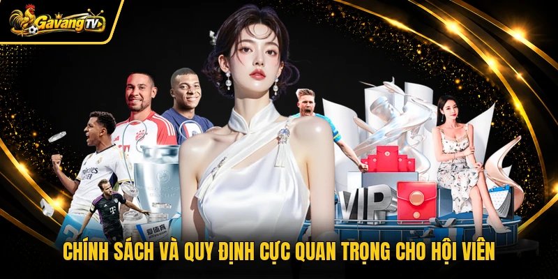 Chính sách và quy định cực quan trọng cho hội viên