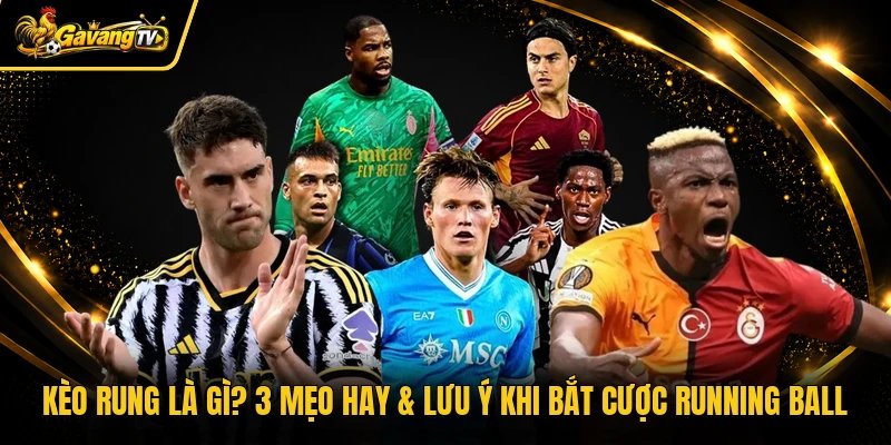 Kèo Rung Là Gì? 3 Mẹo Hay & Lưu Ý Khi Bắt Cược Running Ball