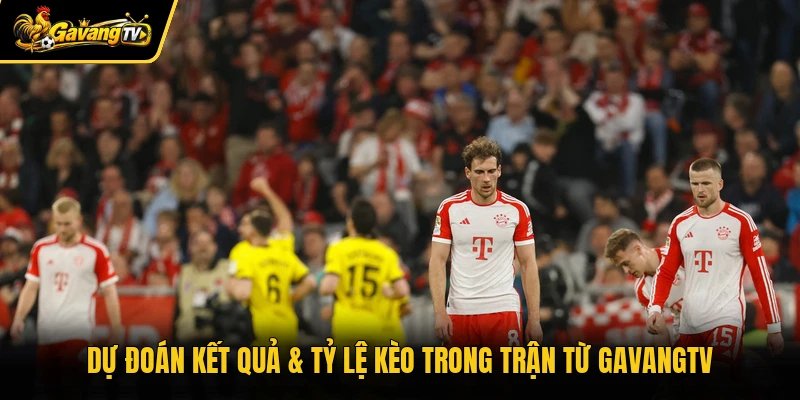 Dự đoán kết quả & tỷ lệ kèo trong trận từ GavangTV